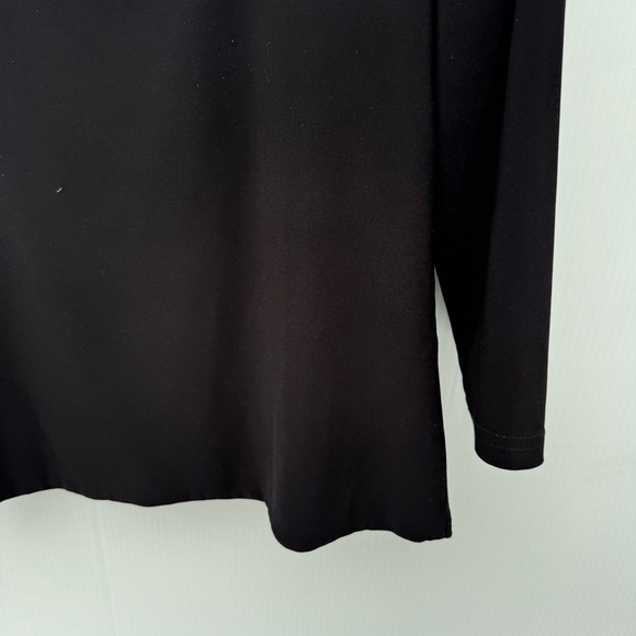 Joseph Ribkoff scoop neck size 12 Elegant Black Blouse - Picture 6 of 6